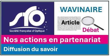 Wavinaire est une introduction et un débat basé sur une publication